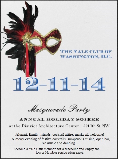 Yale Club Holiday Masked Soiree - District Architecture Center